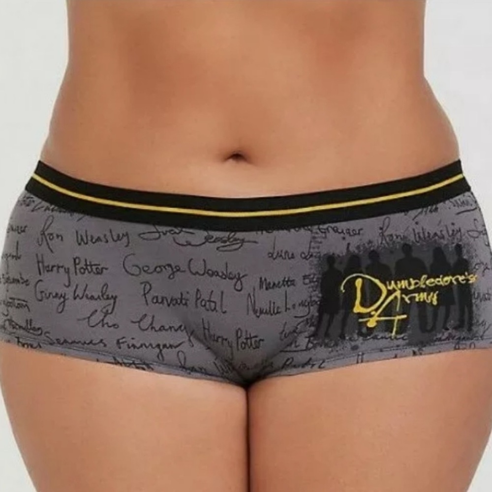 Torrid x Harry Potter Dumbledore’s Army Cotton Boyshort Panty. NWT. Size 5.